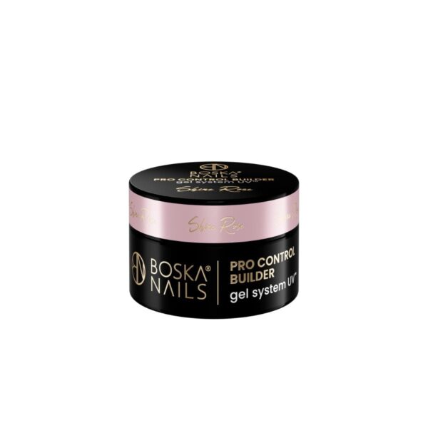 Żel budujący UV do paznokci Pro Control Builder Gel System UV Shine Rose Boska Nails 15 ml