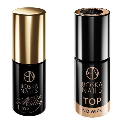 SUPER DUET TOP NO WIPE TOP MILKY 6 ML Boska Nails