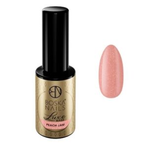 Baza kauczukowa z drobinką  Luxe Base Peach Jam  Boska Nails 10 ml