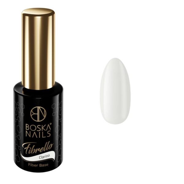 Baza Transparentna  Fiber Base Fibrello Clarina Boska Nails 10 ml