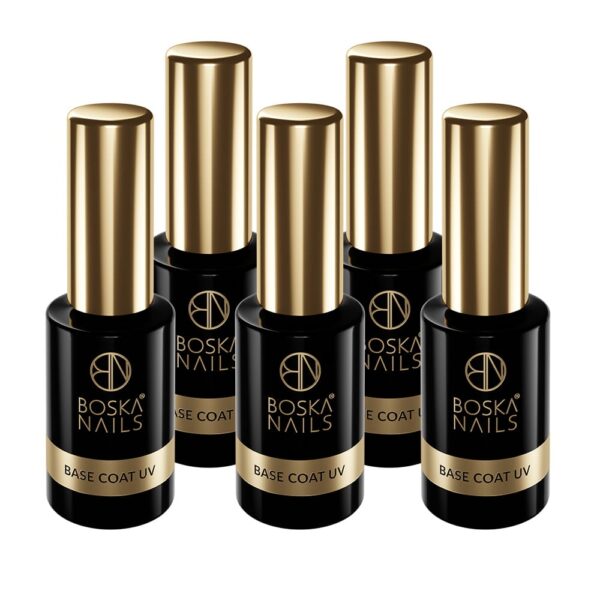 Set Base Coat UV 10 ml Boska Nails 5 pcs
