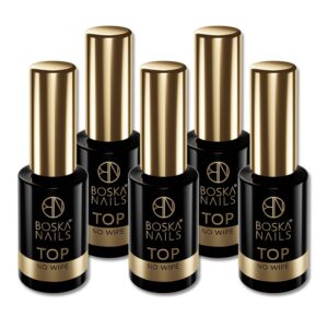 Set Top no Wipe 10 ml Boska Nails 5 pcs