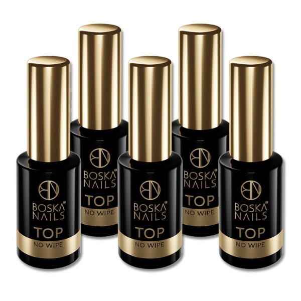 Set Top no Wipe 10 ml Boska Nails 5 pcs