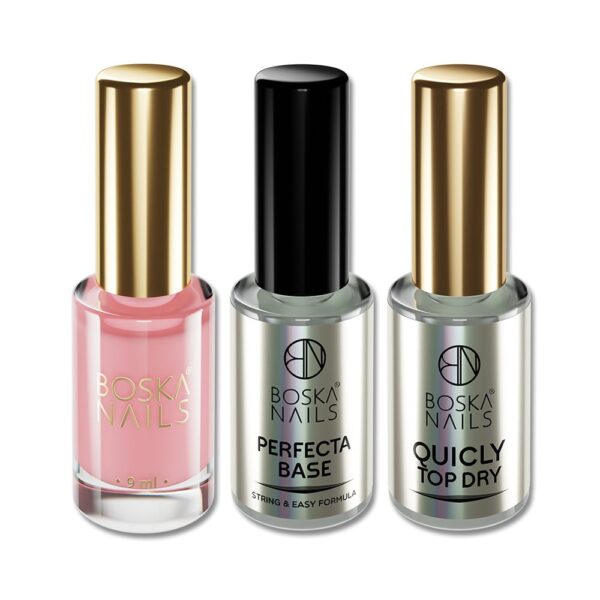 Set Nail Polish  Apricata Base & Top Boska Nails