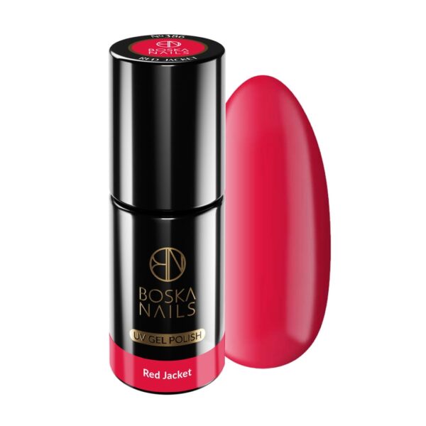 Lakier Hybrydowy Good Day Red Jacket no 386 Boska Nails 6 ml