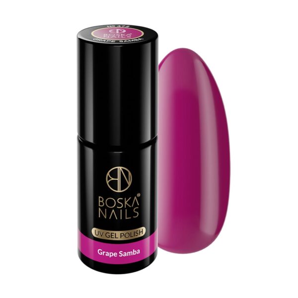 Lakier Hybrydowy Summer Time Grape Samba no 472 Boska Nails 6 ml