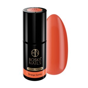 Lakier Hybrydowy Summer Time Orange Samba  no 475 Boska Nails 6 ml