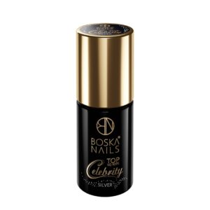 Top Celebrity Silver No Wipe Boska Nails 6 ml