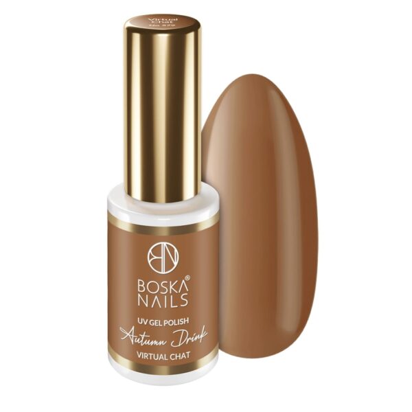 Lakier hybrydowy Autumn Drink Virtual Chat no 579 Boska Nails 6 ml