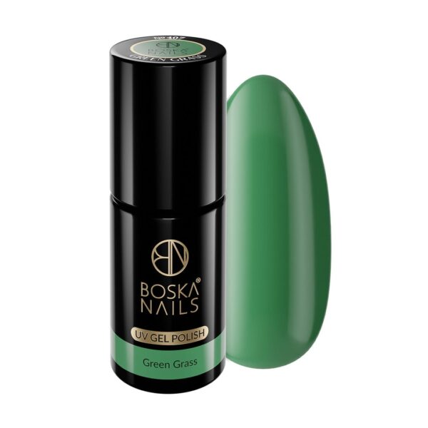 Lakier Hybrydowy Go Spring Green Grass no 407 Boska Nails 6 ml