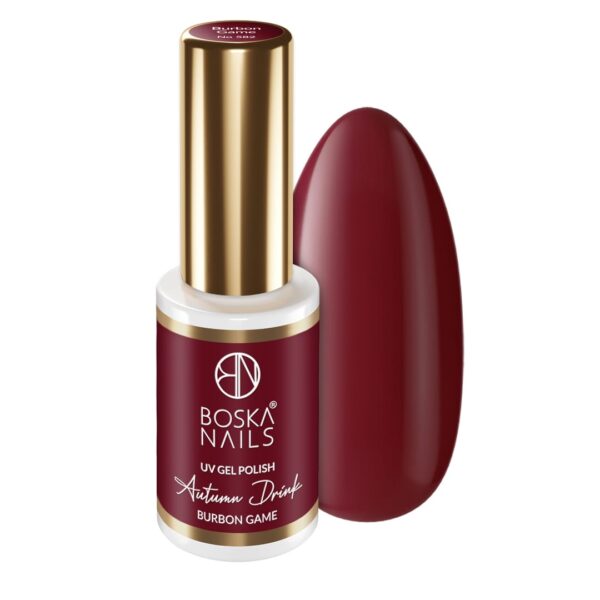 Lakier hybrydowy Autumn Drink Burbon Game no 582 Boska Nails 6 ml