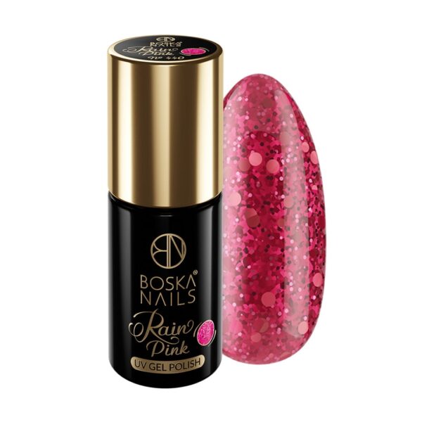 Lakier Hybrydowy Pink Rain no 440 Boska Nails 6 ml
