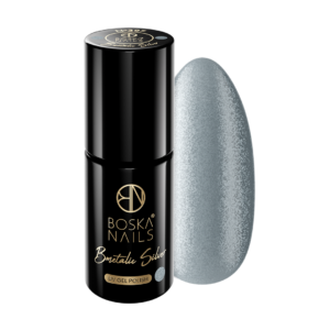 Outlet Lakier Hybrydowy Bmetalic Silver no 397 Boska Nails 6 ml