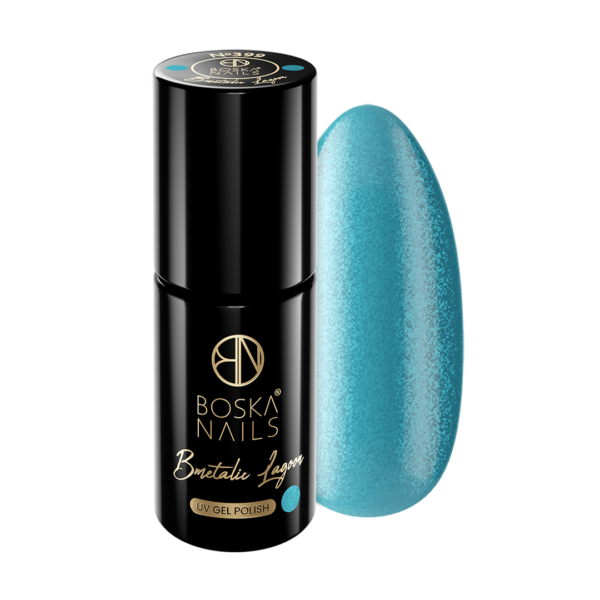 Outlet Lakier Hybrydowy Bmetalic Lagoon no 399 Boska Nails 6 ml