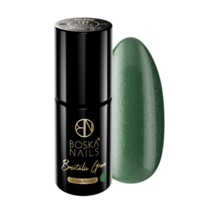 Outlet Lakier Hybrydowy Bmetalic Green no 400 Boska Nails 6 ml