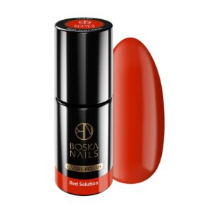 Lakier Hybrydowy Divine Red Solution no 330 Boska Nails 6 ml