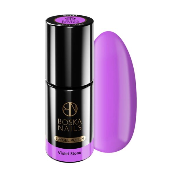 Lakier Hybrydowy  Divine Violet Stone no 343 Boska Nails 6 ml