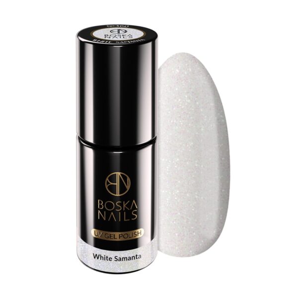 Lakier Hybrydowy Divine White Samanta no 360 Boska Nails 6 ml