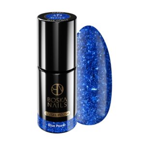 Lakier Hybrydowy Divine Blue Power no 362  Boska Nails 6 ml