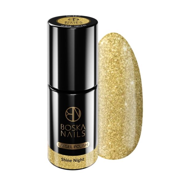 Lakier Hybrydowy Divine Shine Night no 367 Boska Nails 6 ml