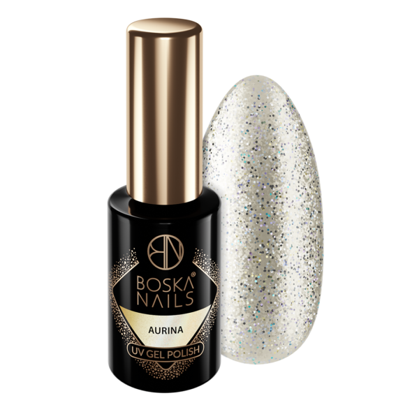 Lakier Hybrydowy Cosmic Glow Aurina no 486 Boska Nails 6 ml