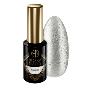 Lakier hybrydowy Cosmic Glow Silvero no 491 Boska Nails 6 ml