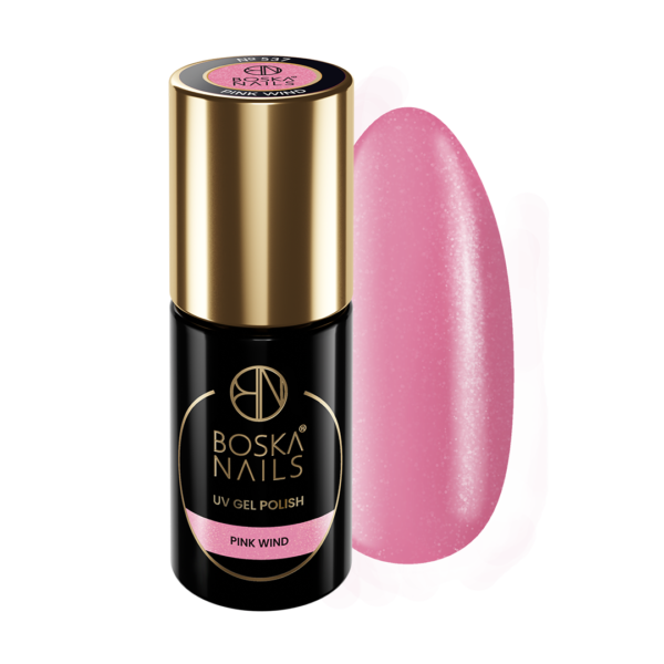 Lakier hybrydowy Natural Look no 537 Pink Wind Boska Nails 6 ml
