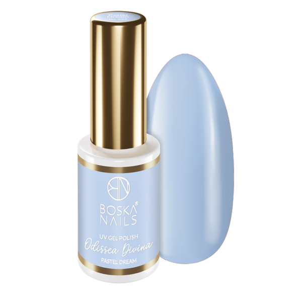 Baby Blue Lakier hybrydowy Odissea Divina Pastel Dream no 547  Boska Nails 6 ml