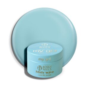 Niebieski żel budujący UV My Gel MISTY WAVE Boska Nails 15 ml