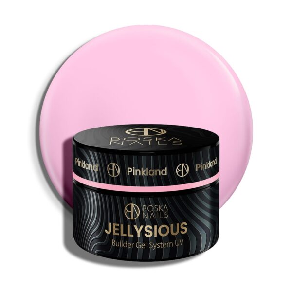 Żel budujący UV do paznokci galaretka Jellysious Pinkland Boska Nails 50 ml