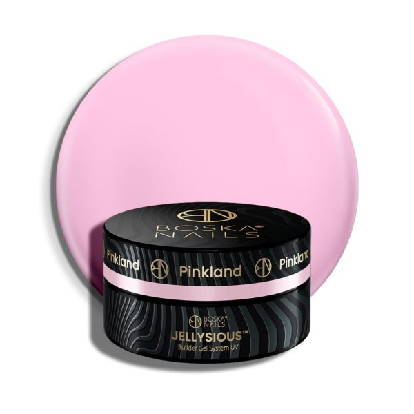Żel budujący UV do paznokci galaretka Jellysious Pinkland Boska Nails 30 ml