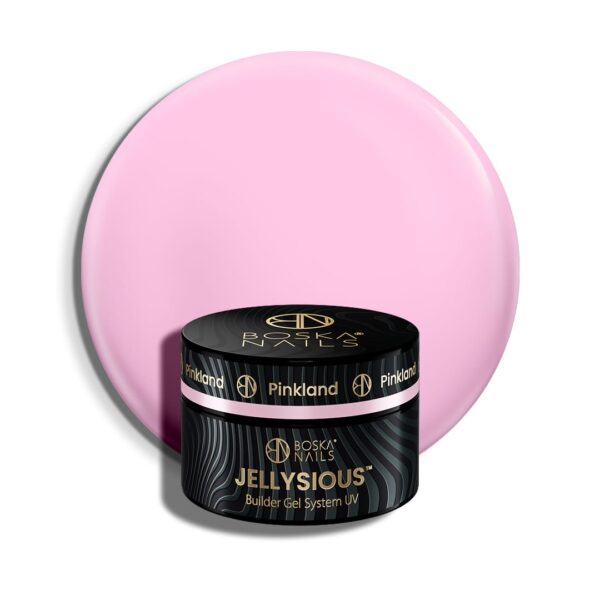 Żel budujący UV do paznokci galaretka Jellysious Pinkland Boska Nails 15 ml