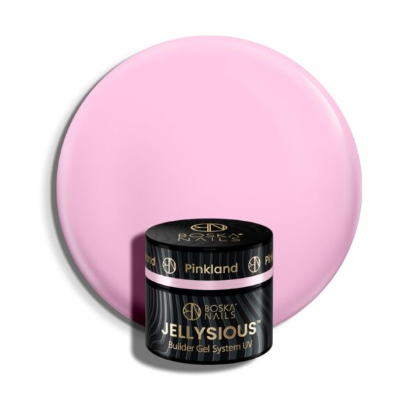Żel budujący UV do paznokci galaretka Jellysious Pinkland Boska Nails 5 ml