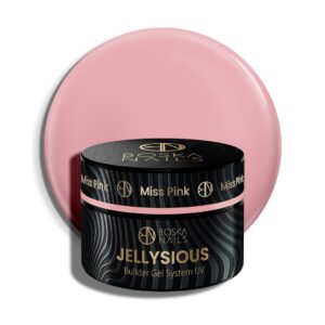 Żel budujący UV do paznokci galaretka Jellysious Miss Pink Boska Nails 50 ml