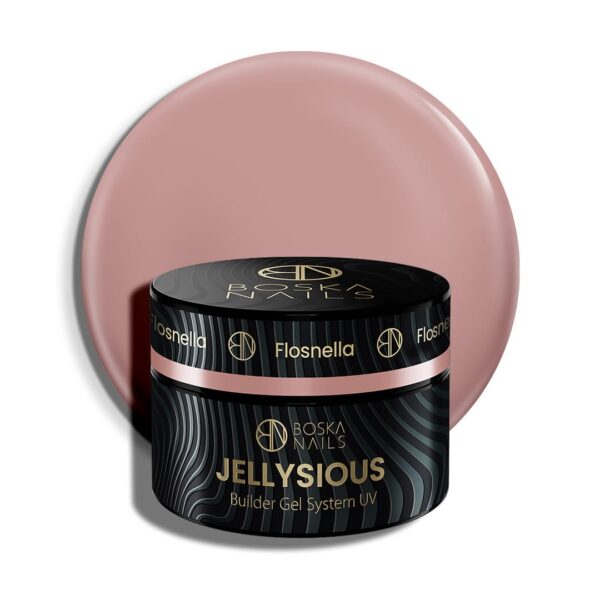 Żel budujący UV do paznokci Jellysious Flosnella Boska Nails  50 ml