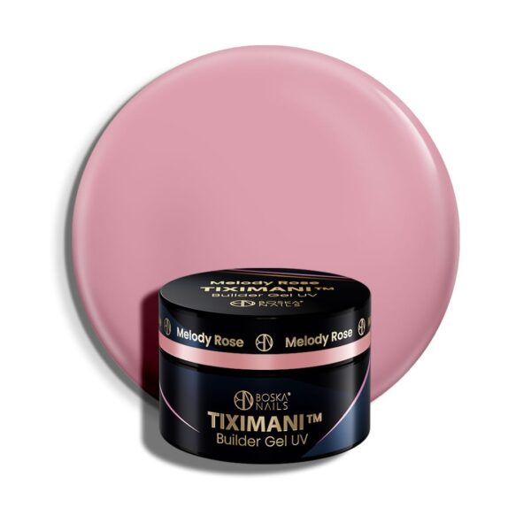 Żel budujący UV do paznokci z pamięcią cieczy Tiximani Melody Rose Boska Nails 15 ml