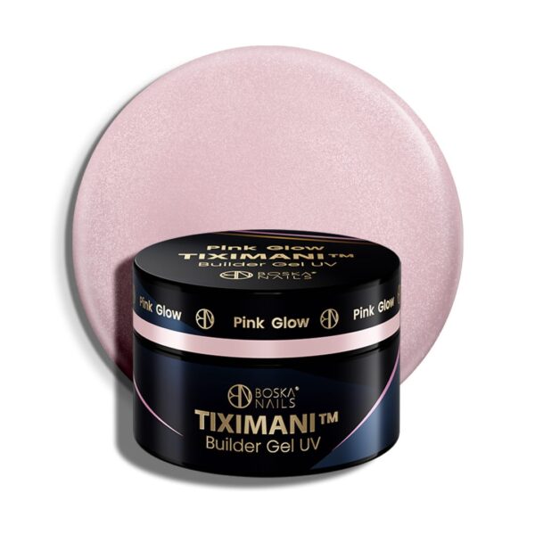 Żel budujący UV do paznokci z pamięcią cieczy Tiximani Pink Glow Boska Nails 50 ml