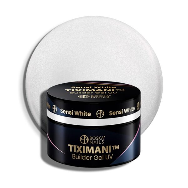 Żel budujący UV do paznokci z pamięcią cieczy Tiximani Sensi White Boska Nails 15 ml
