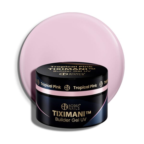 Żel budujący UV do paznokci z pamięcią cieczy Tiximani Tropical Pink Boska Nails 50 ml