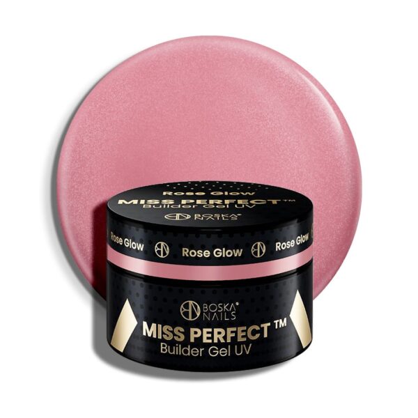 Outlet Żel budujący UV do paznokci Miss Perfect  Rose Glow Boska Nails 50 ml