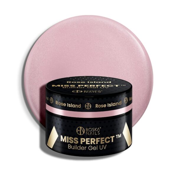 Outlet Żel budujący UV do paznokci Miss Perfect  Rose Island Boska Nails  50 ml