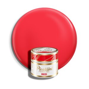Żel do zdobień Picassini Paint Gel Red Boska Nails 5 ml