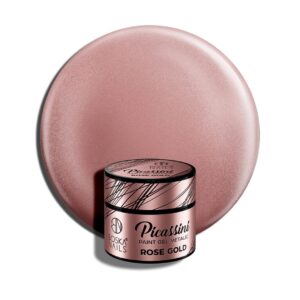 Żel do zdobień Picassini Metalic Paint Gel Rose Gold Boska Nails 5 ml