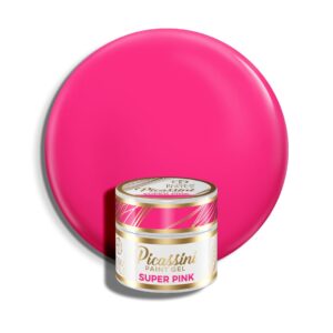 Żel do zdobień różowy Picassini Paint Gel SUPER PINK Boska Nails 5 ml