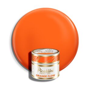 Żel do zdobień pomarańczowy Picassini Paint Gel ORANGE FLOW Boska Nails 5 ml