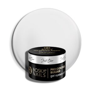 Żel budujący UV do paznokci Pro Control Builder Gel System UV Just Clear Boska Nails 15 ml