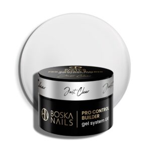 Żel budujący UV do paznokci Pro Control Builder Gel System UV Just Clear Boska Nails 50 ml