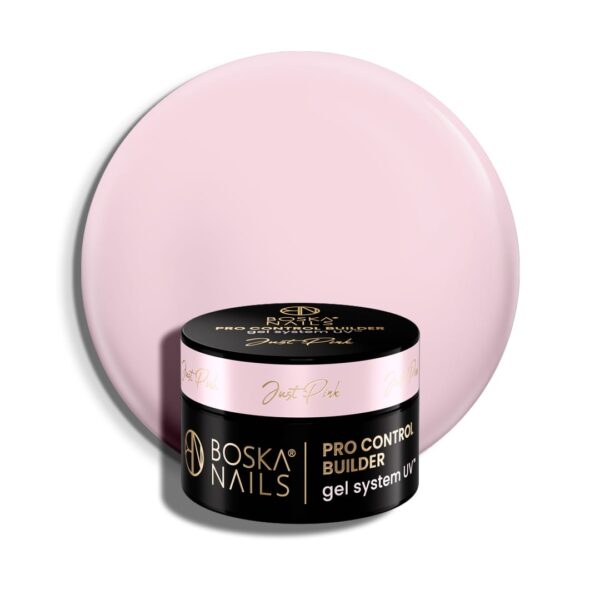 Żel budujący UV do paznokci Pro Control Builder Gel System UV Just Pink Boska Nails  5 ml