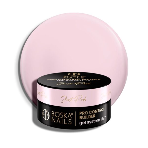 Żel budujący UV do paznokci Pro Control Builder Gel System UV Just Pink Boska Nails  30 ml