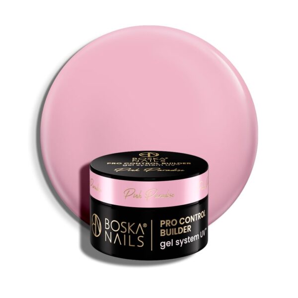 Żel budujący UV do paznokci Pro Control Builder Gel System UV Pink Paradise Boska Nails  15 ml